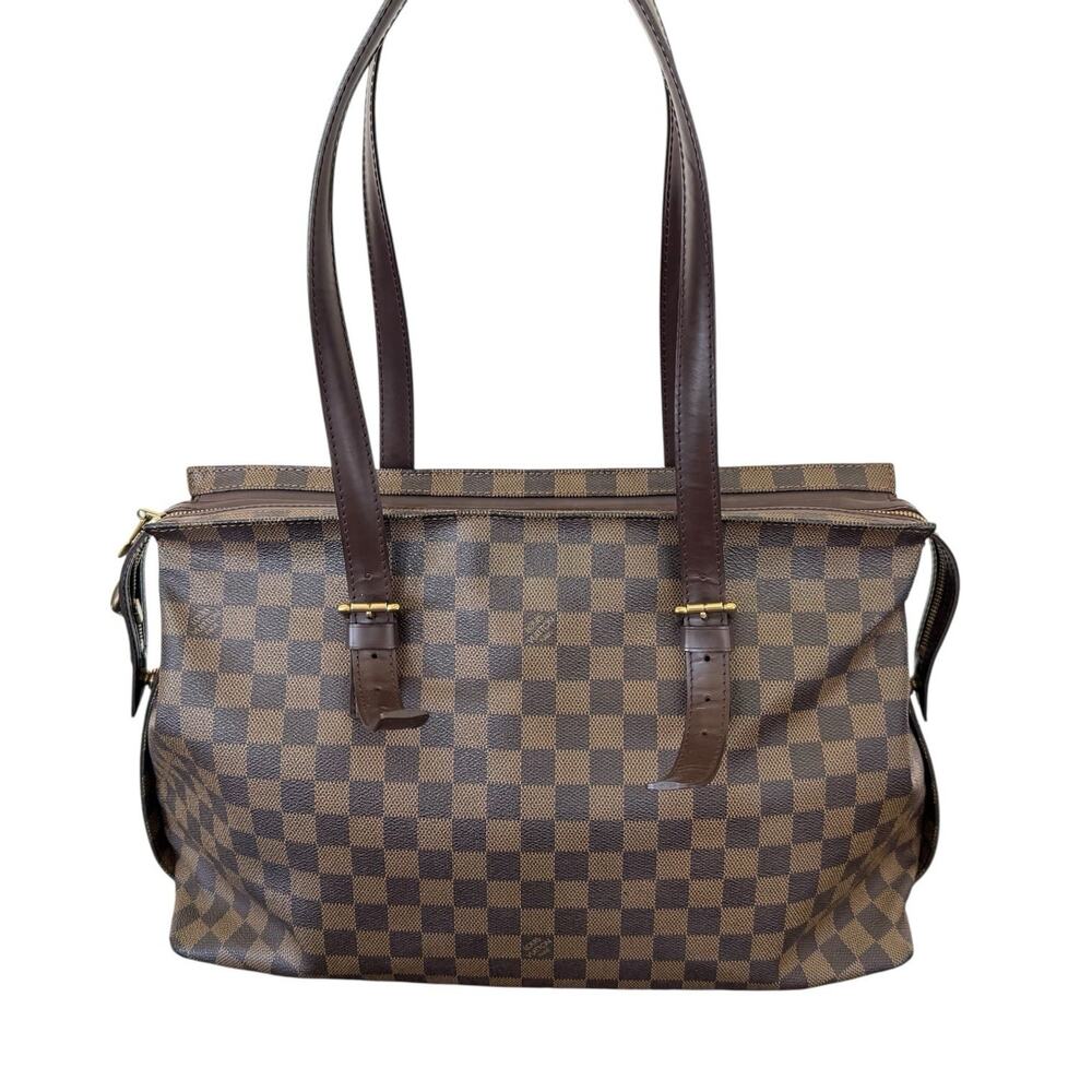 Louis Vuitton Chelsea Tote Damier Ebene Shoulder Bag COA Included - Picture 2 of 13